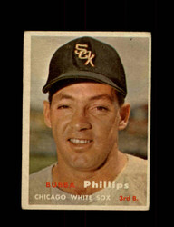 1957 BUBBA PHILLIPS TOPPS #395 WHITE SOX *R5371