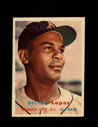 1957 HECTOR LOPEZ TOPPS #6 A'S *R5079