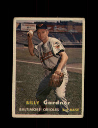 1957 BILLY GARDNER TOPPS #17 ORIOLES *R4712