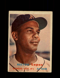 1957 HECTOR LOPEZ TOPPS #6 A'S *G4588