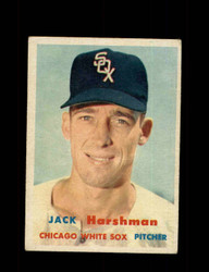 1957 JACK HARSHMAN TOPPS #152 WHITE SOX *R2905