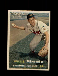 1957 WILLIE MIRANDA TOPPS #151 ORIOLES *G4461