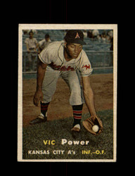 1957 VIC POWER TOPPS #167 A'S *R1645