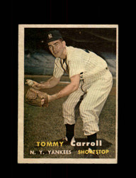 1957 TOMMY CARROLL TOPPS #164 YANKEES *G4659