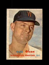 1957 KARL OLSON TOPPS #153 SENATORS *R2399