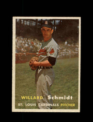 1957 WILLARD SCHMIDT TOPPS #206 CARDINALS *R2397