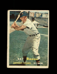 1957 RAY BOONE TOPPS #102 TIGERS *R2392