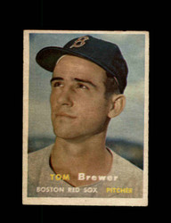 1957 TOM BREWER TOPPS #112 RED SOX *G4712