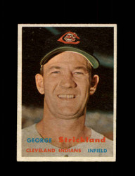 1957 GEORGE STRICKLAND TOPPS #263 INDIANS *G2876