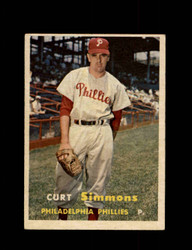 1957 CURT SIMMONS TOPPS #158 PHILLIES *G2906