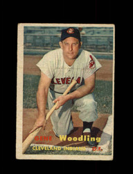 1957 GENE WOODLING TOPPS #172 INDIANS *R1442