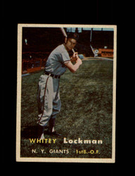 1957 WHITEY LOCKMAN TOPPS #232 GIANTS *G2177