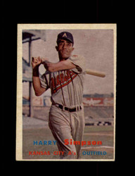 1957 HARRY SIMPSON TOPPS #225 A'S *G2207