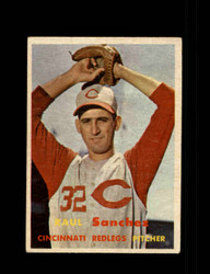 1957 RAUL SANCHEZ TOPPS #393 REDLEGS *G4438