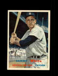 1957 SAMMY WHITE TOPPS #163 RED SOX *G4661