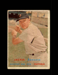 1957 JACKIE JENSEN TOPPS #220 RED SOX *R3068