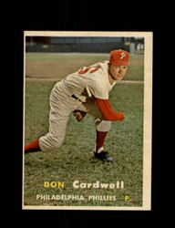 1957 DON CARDWELL TOPPS #374 PHILLIES *G4058