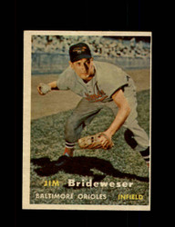 1957 JIM BRIDEWESER TOPPS #382 ORIOLES *R1375