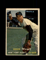 1957 OSSIE VIRGIL TOPPS #365 GIANTS *G2440