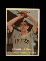 1957 RONNIE KLINE TOPPS #256 PIRATES *R1893