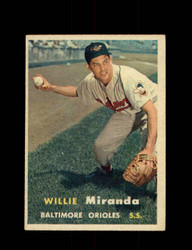 1957 WILLIE MIRANDA TOPPS #151 ORIOLES *R1643