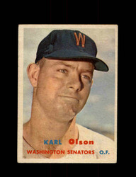 1957 KARL OLSON TOPPS #153 SENATORS *G5232