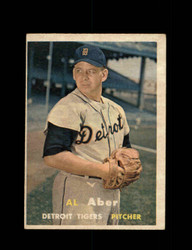 1957 AL ABER TOPPS #141 TIGERS *G5121