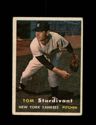 1957 TOM STURDIVANT TOPPS #34 YANKEES *R2082