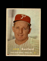 1957 JACK SANFORD TOPPS #387 PHILLIES *R2049