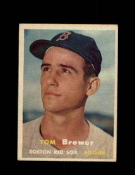 1957 TOM BREWER TOPPS #112 RED SOX *R3319