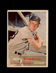 1957 GENE STEPHENS TOPPS #217 RED SOX *G5065
