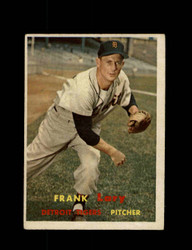 1957 FRANK LARY TOPPS #168 TIGERS *G2962