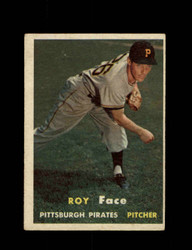 1957 ROY FACE TOPPS #166 PIRATES *G2990