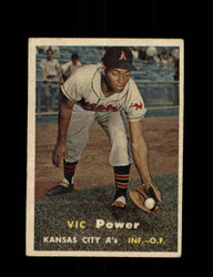 1957 VIC POWER TOPPS #167 A'S *G5236