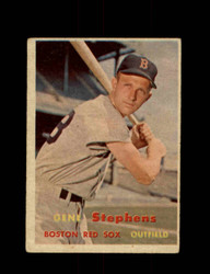 1957 GENI STEPHENS TOPPS #217 RED SOX *R2774