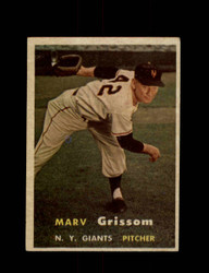 1957 MARV GRISSOM TOPPS #216 GIANTS *G6156
