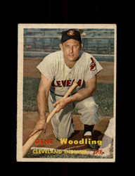 1957 GENE WOODLING TOPPS #172 INDIANS *R1408