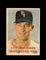 1957 JACK HARSHMAN TOPPS #152 WHITE SOX *G4677