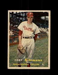 1957 CURT SIMMONS TOPPS #158 PHILLIES *R1710