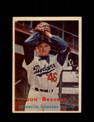 1957 DON BESSENT TOPPS #178 DODGERS *R3137
