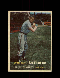 1957 WHITEY LOCKMAN TOPPS #232 GIANTS *G6247