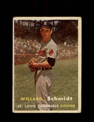1957 WILLARD SCHMIDT TOPPS #206 CARDINALS *G6283