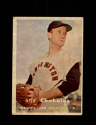 1957 BOB CHAKALES TOPPS #261 SENATORS *R5357