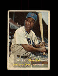 1957 SOLLY DRAKE TOPPS #159 CUBS *R5490
