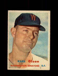 1957 KARL OLSON TOPPS #153 SENATORS *R5731