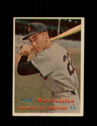 1957 JOSE VALDIVIELSO TOPPS #246 SENATORS *G6688