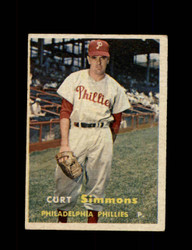 1957 CURT SIMMONS TOPPS #158 PHILLIES *G6517
