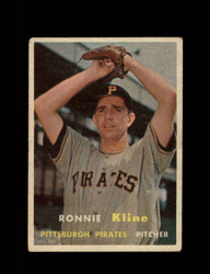 1957 RONNIE KLINE TOPPS #256 PIRATES *G6602