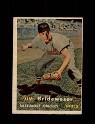 1957 JIM BRIDEWESER TOPPS #382 ORIOLES *G6603