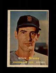 1957 DEAN STONE TOPPS #381 RED SOX *G4780